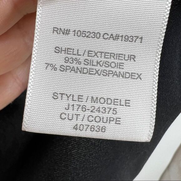 Joie Silk Blouse Womens Small Multi Color Floral Cap Sleeve Keyhole Back Top - Picture 7 of 7